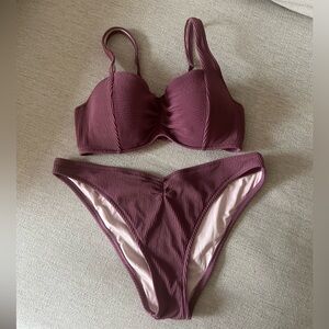 Target Bikini shade & shore 34c top size large bottoms